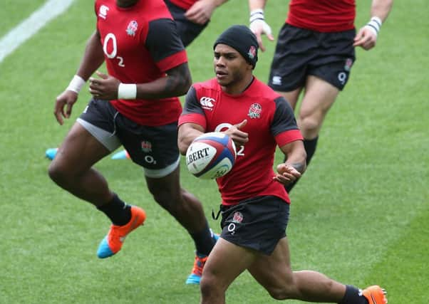 Englands 5ft 7in centre Kyle Eastmond goes head-to-head with Sonny Bill Williams today. Picture: Getty