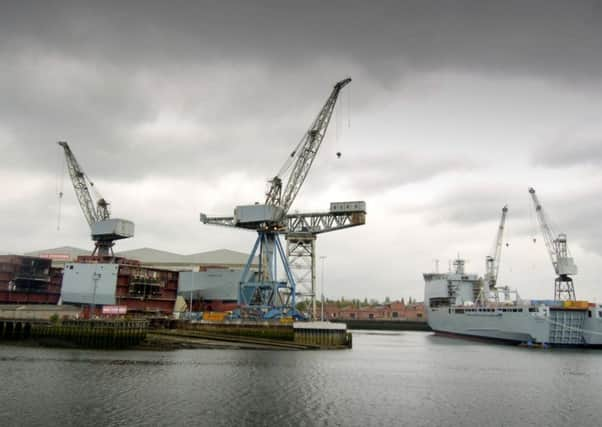 BAE's Govan yard.  Picture:  Donald MacLeod