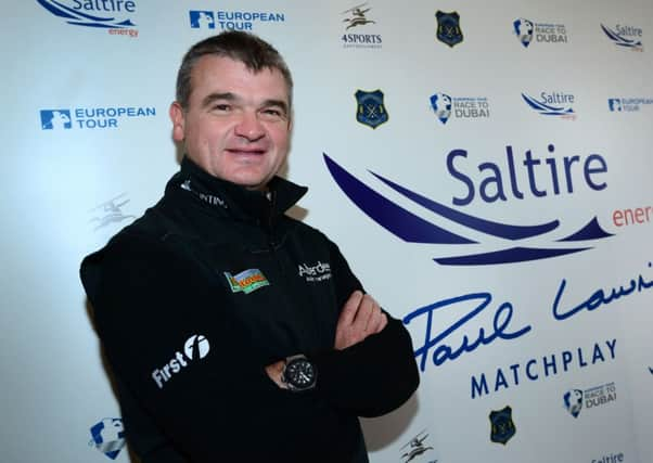 Paul Lawrie announces the new Match Play tournament. Picture: Getty