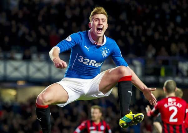 Lewis Macleod has been a 'shining star' for Rangers in recent times. Picture: SNS