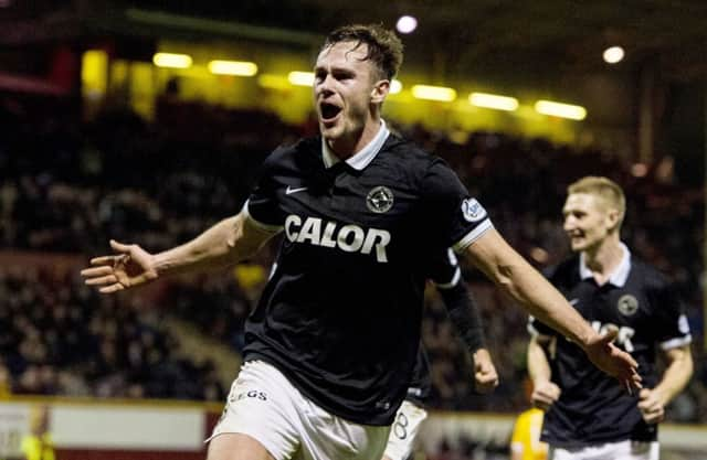 Keith Watsons 83rd-minute goal settled a fascinating cup tie in Dundee Uniteds favour. Picture: SNS