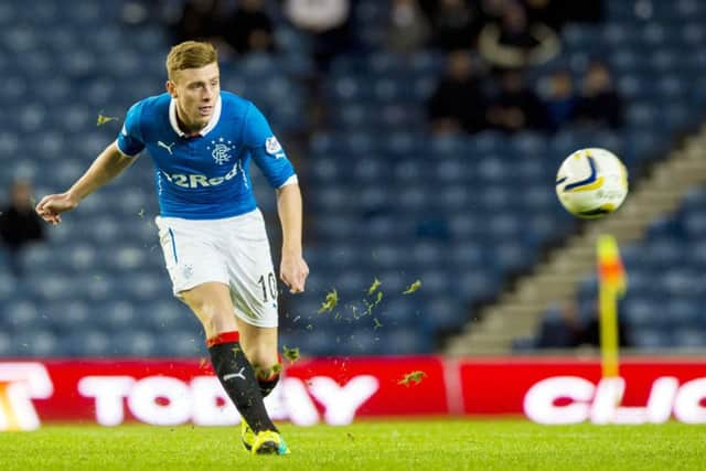 Lewis MacLeod in action for Rangers. Picture: SNS