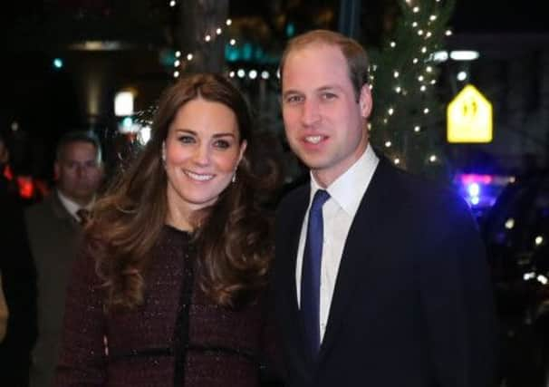 Will and Kate arriving at their New York hotel. Picture: Getty