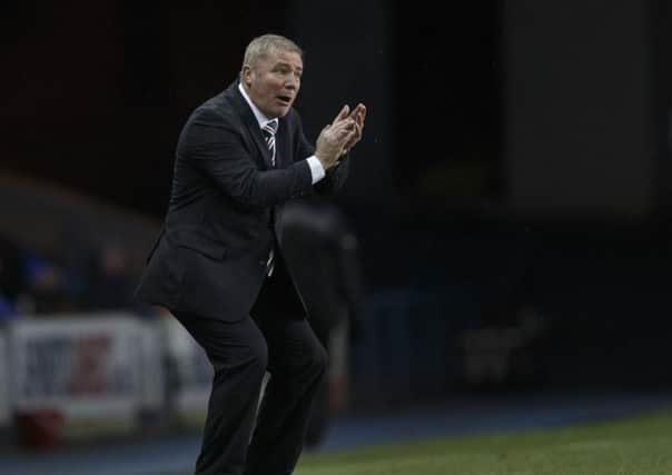 Rangers manager Ally McCoist. Picture: Robert Perry