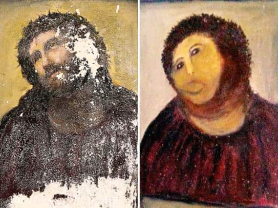 The before and after fresco. Picture: ERA