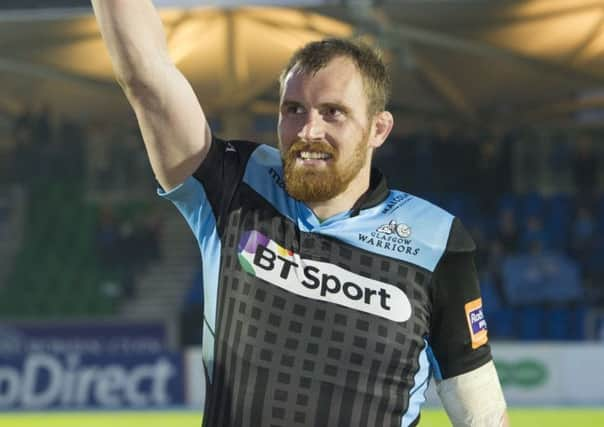 Kellock got his hands on the 1872 Cup back in April. Picture: SNS