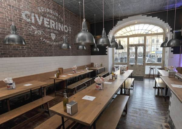 Civerino's restaurant in Edinburgh. Picture: Ian Rutherford