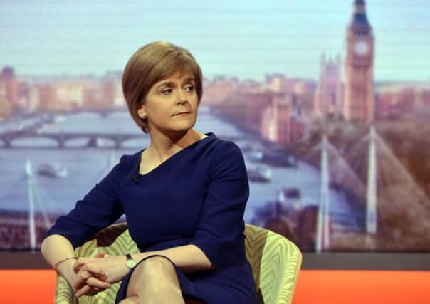 Sturgeon sure SNP can be a progressive force in multi-party UK political landscape. Picture: Getty