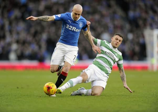 The victim was allegedly attacked after watching the match, which Celtic won 2-0. Picture: John Devlin