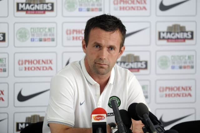 Celtic manager Ronny Deila. Picture: John Devlin