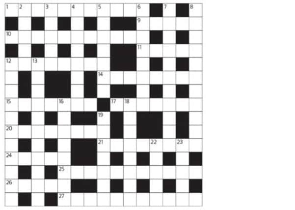 Cryptic crossword The Scotsman 11/02/2015
