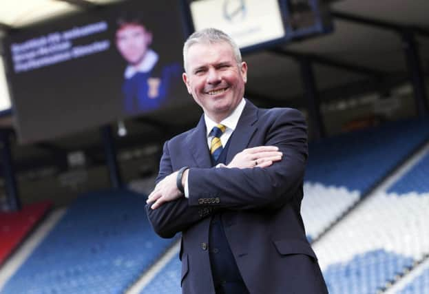 Brian McClair was back at Hampden yesterday to be unveiled as SFA performance director. Picture: SNS