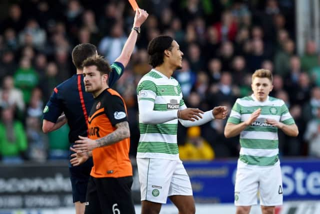 Both Van Dijks and Paul Paton's red cards have been rescinded. Picture: SNS