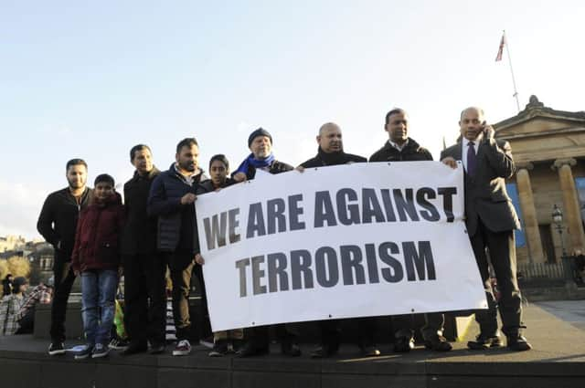 Anti Islamic State Protest Rally. The kind of freedom of expression that terror groups want to take away. Picture: Greg Macvean