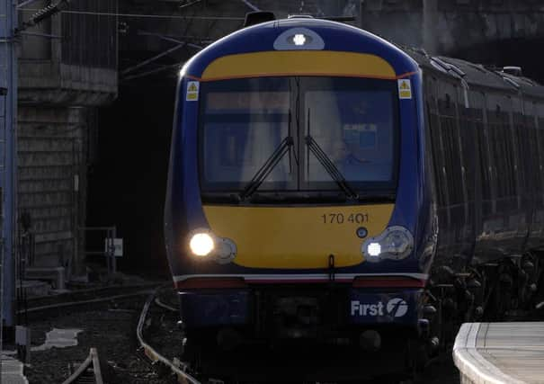 The incident took place near Cambuslang on the Glasgow line. Picture: Ian Rutherford