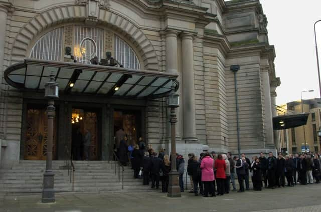 At the Usher Hall, edinburgh. Picture: Callum Bennetts