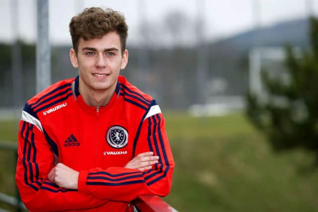 The Rangers youngster looks forward to the Scotland U19 clash with Austria. Picture: SNS