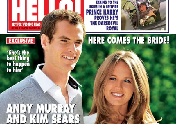Andy Murray rejects magazine wedding offers
