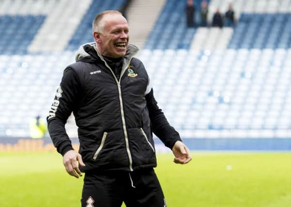 All smiles from Inverness CT manager John Hughes after their Scottish Cup semi-final victory over Celtic. Picture: SNS Group