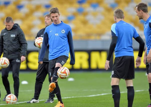 Brandon Mechele, wearing 44, still has two years left to run on his Brugge contract. Picture: Getty