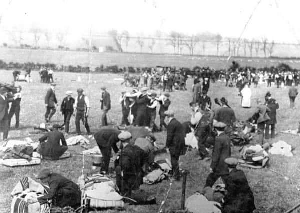 A view of the aftermath of the Gretna Green rail disaster on 22 May, 1915. Picture: TSPL