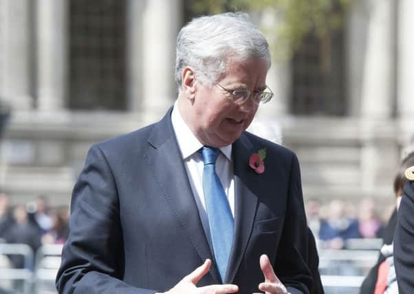 Michael Fallon refused to confirm. Picture: PA