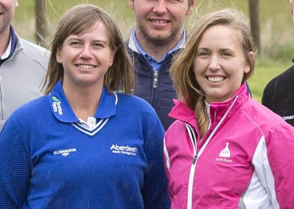 Hydro team-mates: Pamela Pretswell and Sally Watson