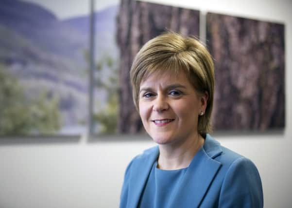 First Minister Nicola Sturgeon. Picture: Jane Barlow