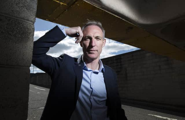 Jim Murphy in Newton Mearns this week  he says his tough background prepared him for Scottish Labour challenge. Picture: Robert Perry