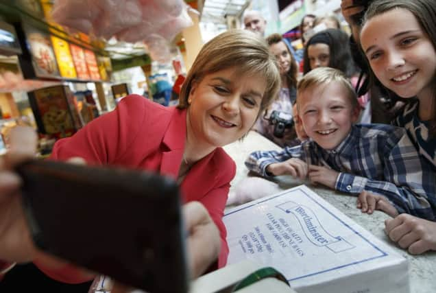 Selfies have been a popular feature of this general election, but voters have been warned they face arrest if they take them from inside a polling station. Picture: Robert Perry