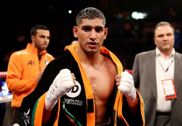 Amir Khan says Ramadan wouldnt prevent him fighting American Floyd Mayweather. Picture: Getty