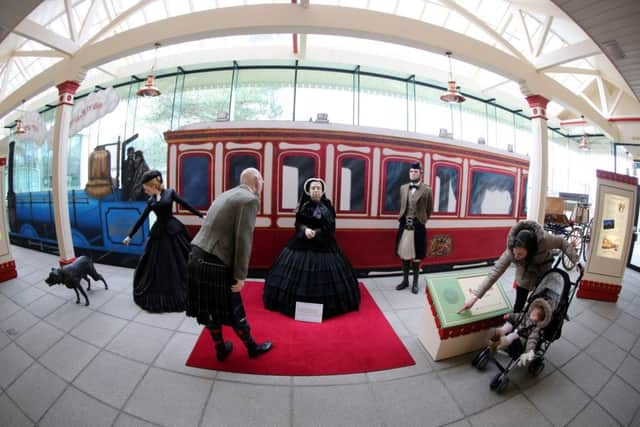 The Old Royal Station in Ballater, Aberdeenshire, before the fire. Picture: PA