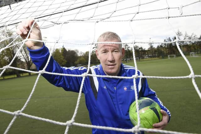 Hibernian legend Keith Wright. Picture: Greg Macvean