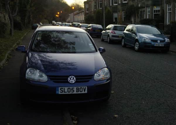 SNP MSP Sandra White's bill would ban double parking and make it an offence to park on footways and dropped kerbs. Picture: Greg Macvean