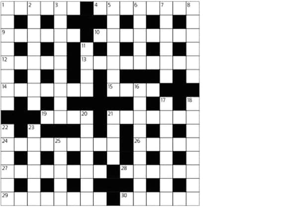 Cryptic crossword The Scotsman 01/06/15
