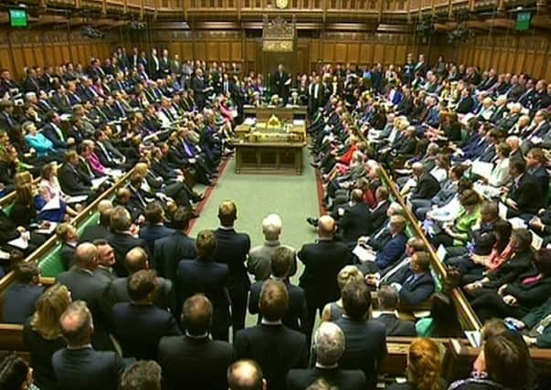 Prime Minister David Cameron speaks during Prime Minister's Questions in the House of Commons, London. Picture: PA