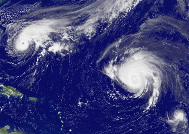 A satellite image of the Atlantic Ocean. Scottish scientists will form part of a team chargted with investigating environmental changes to the ocean. Picture: Getty Images