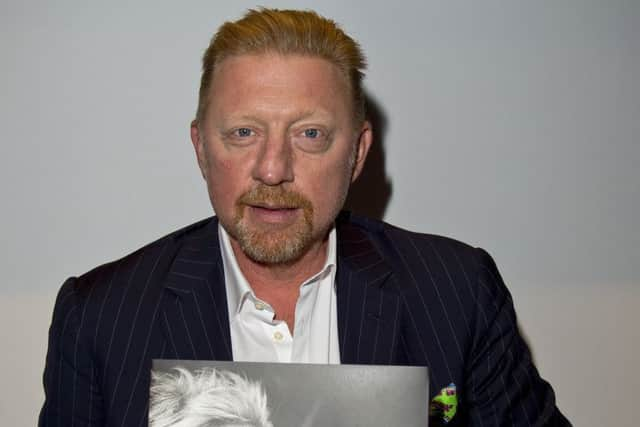 Boris Becker attends the launch of his new book Boris Becker's Wimbledon. Picture: Getty