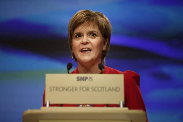 Nicola Sturgeon: responsibility. Picture: Robert Perry