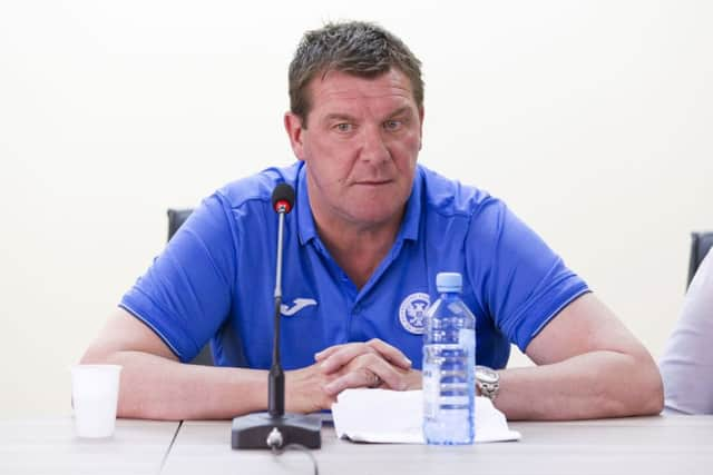 Tommy Wright: Wont be blamed for Celtics European failings. Picture: SNS