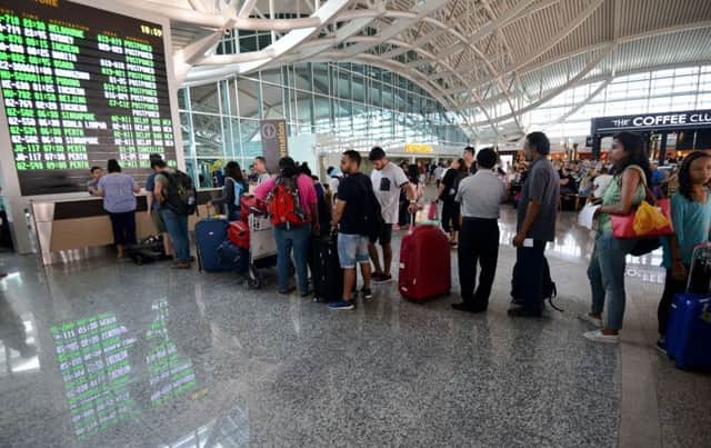 Airports across Indonesia have been affected by the eruption of Mount Raung in East Java, although two have since reopened. Picture: AFP/Getty Images