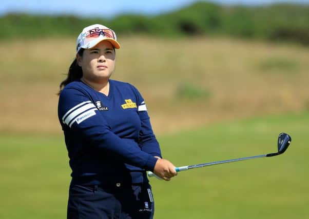 Inbee Park overcomes her back problem to play a practice round at Turnberry yesterday. Picture: Getty