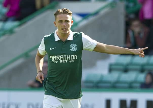 Hibernian's Scott Allan. Picture: Ian Rutherford