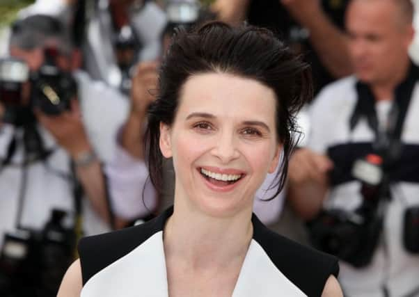 French actress Juliette Binoche. Picture: PA