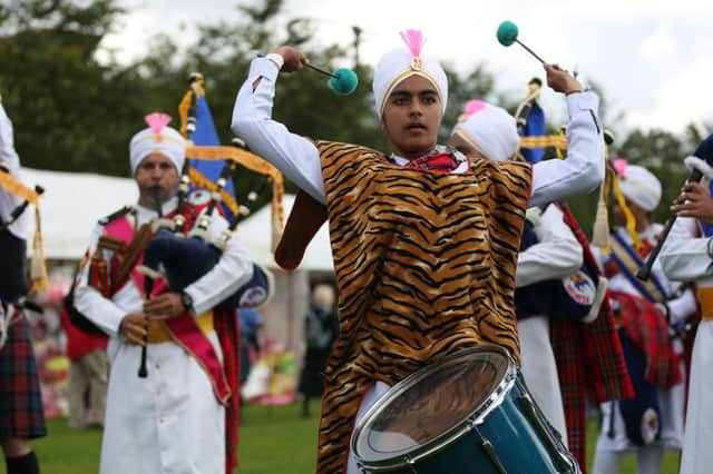 The band stole the show with their exuberant look and sound. Picture: Michael McGurk