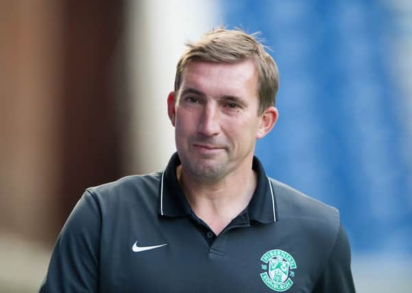 Hibs manager Alan Stubbs. Picture: John Devlin