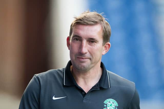 Hibs manager Alan Stubbs. Picture: John Devlin