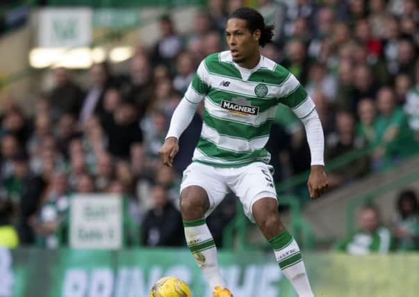 Celtic defender Virgil van Dijk is looking to leave the club this week. Picture: PA