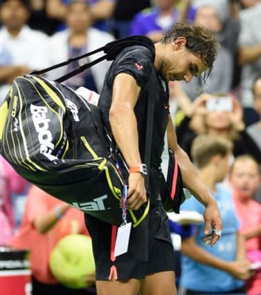 Not his year, Rafael Nadal admits, as for the first time in more than a decade he will end a season without a Grand Slam title. Picture: AFP/Getty