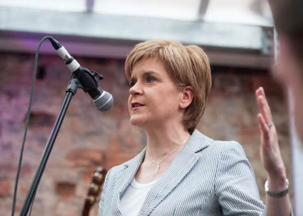 First Minister Nicola Sturgeon. Picture: John Devlin